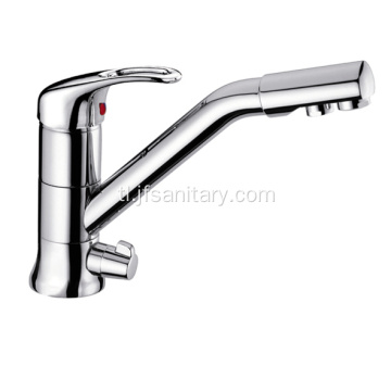 2-In-1 Single Lever Kitchen Mixer na May Filter ng Tubig